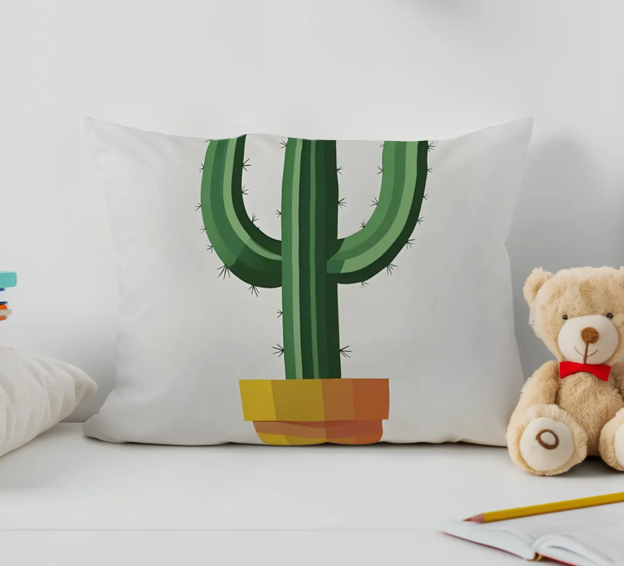 cactus a barile semplice cuscino da botanical shop