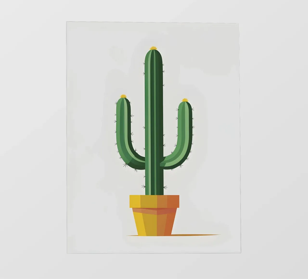 cactus a barile semplice telo in pvc da botanical shop