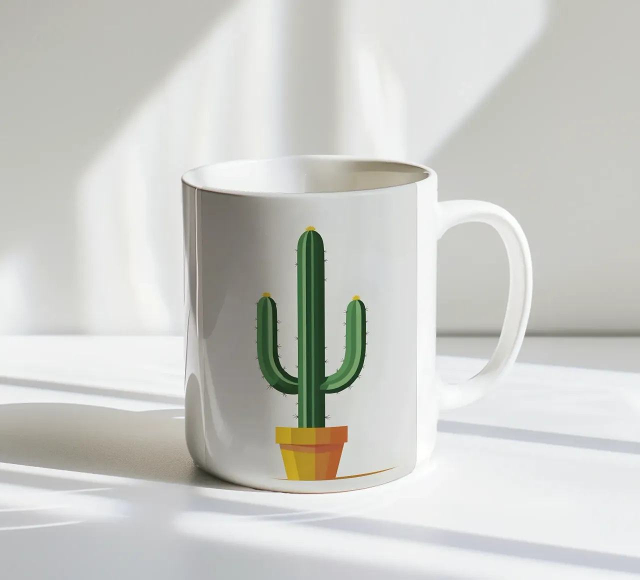 cactus a barile semplice tazza in ceramica da botanical shop
