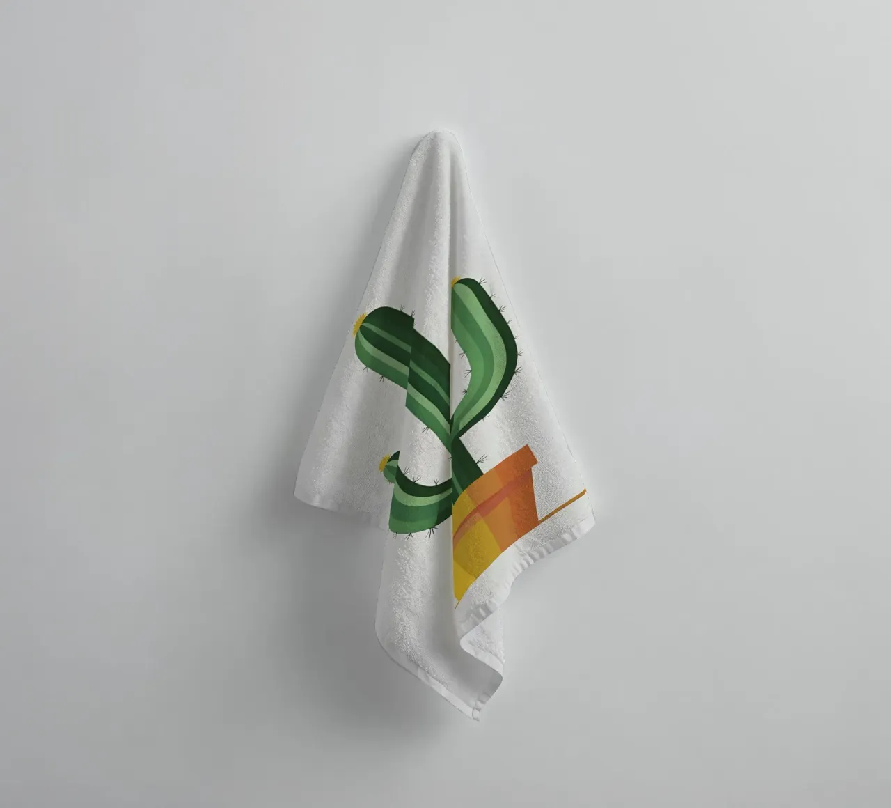 cactus a barile semplice asciugamano da bagno da botanical shop