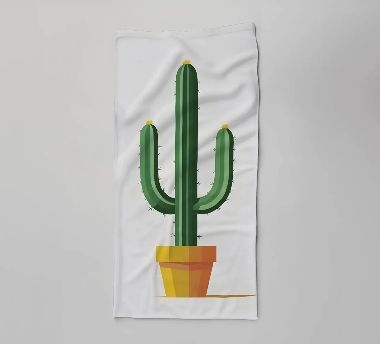 cactus a barile semplice asciugamano da bagno da botanical shop