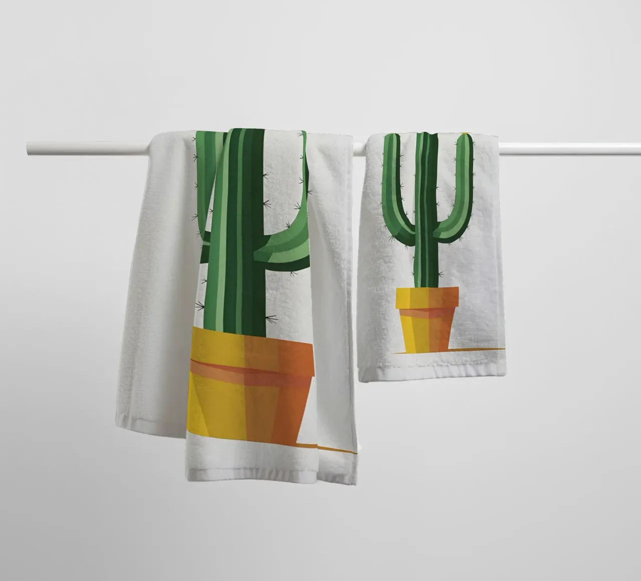 cactus a barile semplice asciugamano da bagno da botanical shop