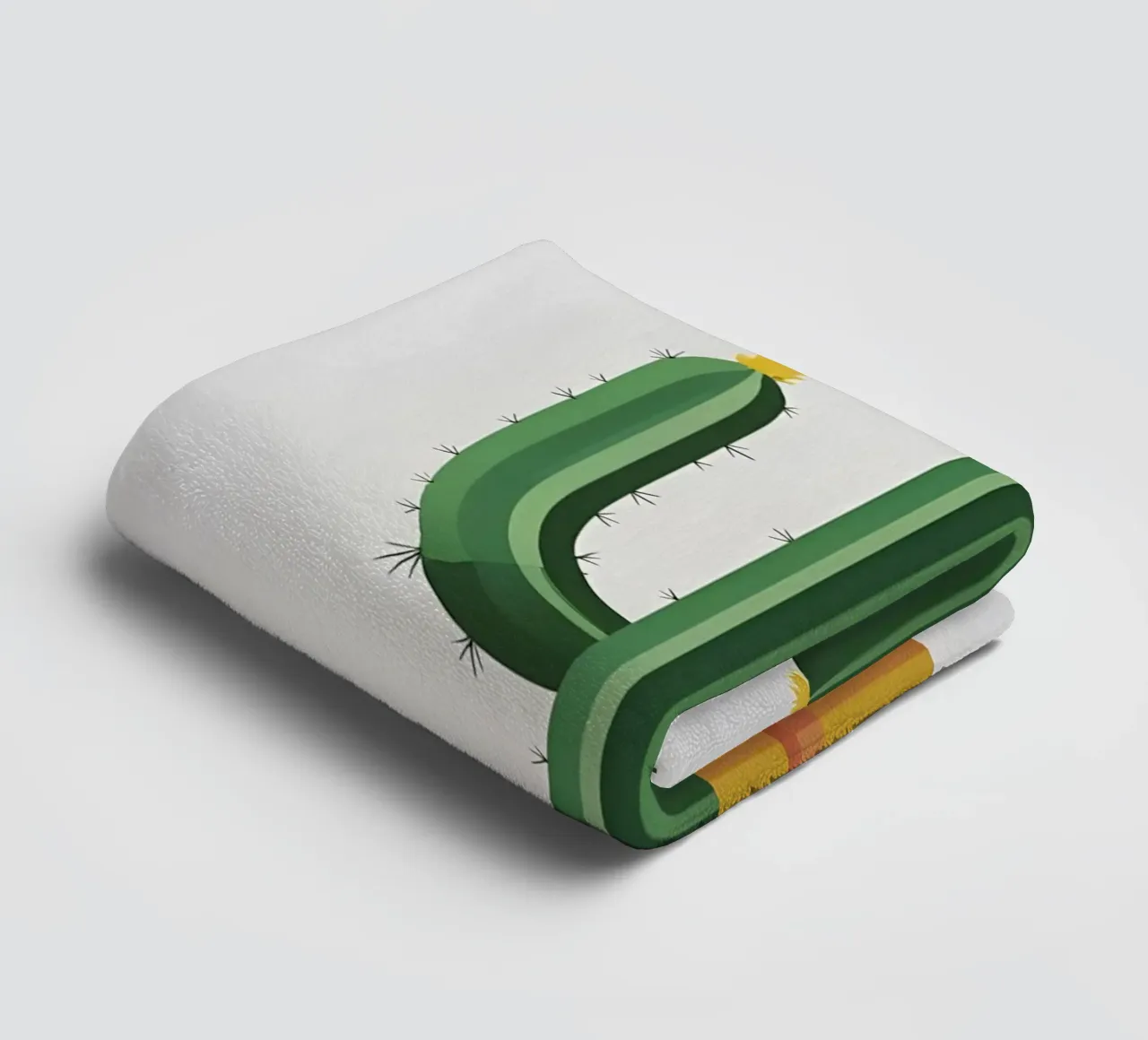 cactus a barile semplice asciugamano da bagno da botanical shop