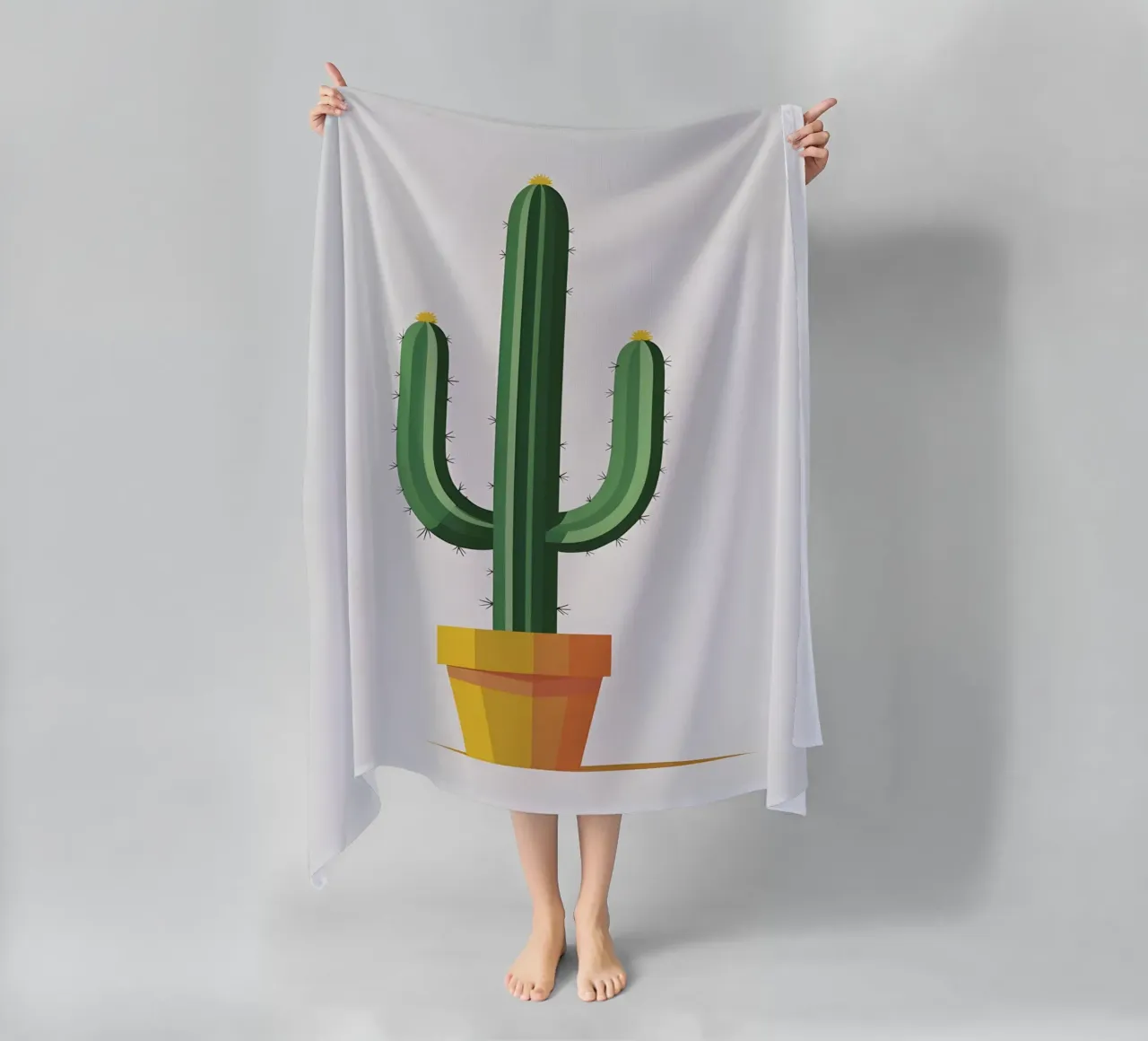 cactus a barile semplice telo mare da botanical shop