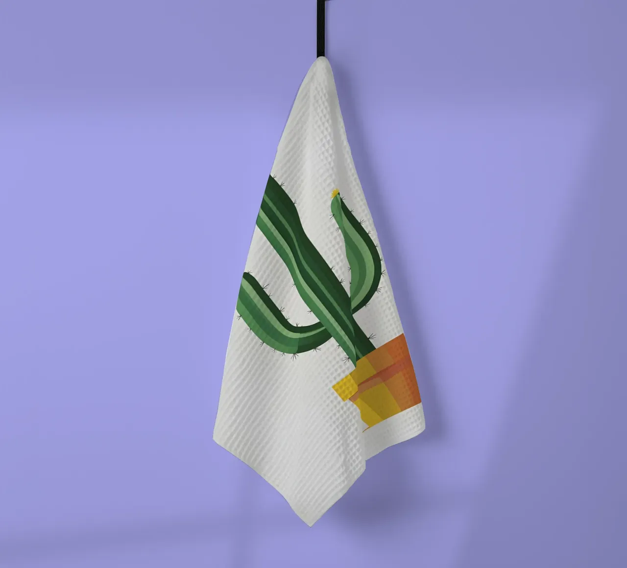 cactus a barile semplice canovaccio da cucina da botanical shop