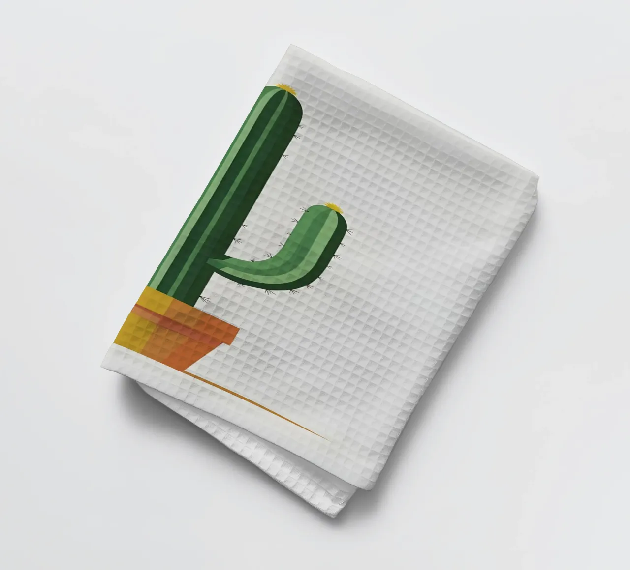 cactus a barile semplice canovaccio da cucina da botanical shop