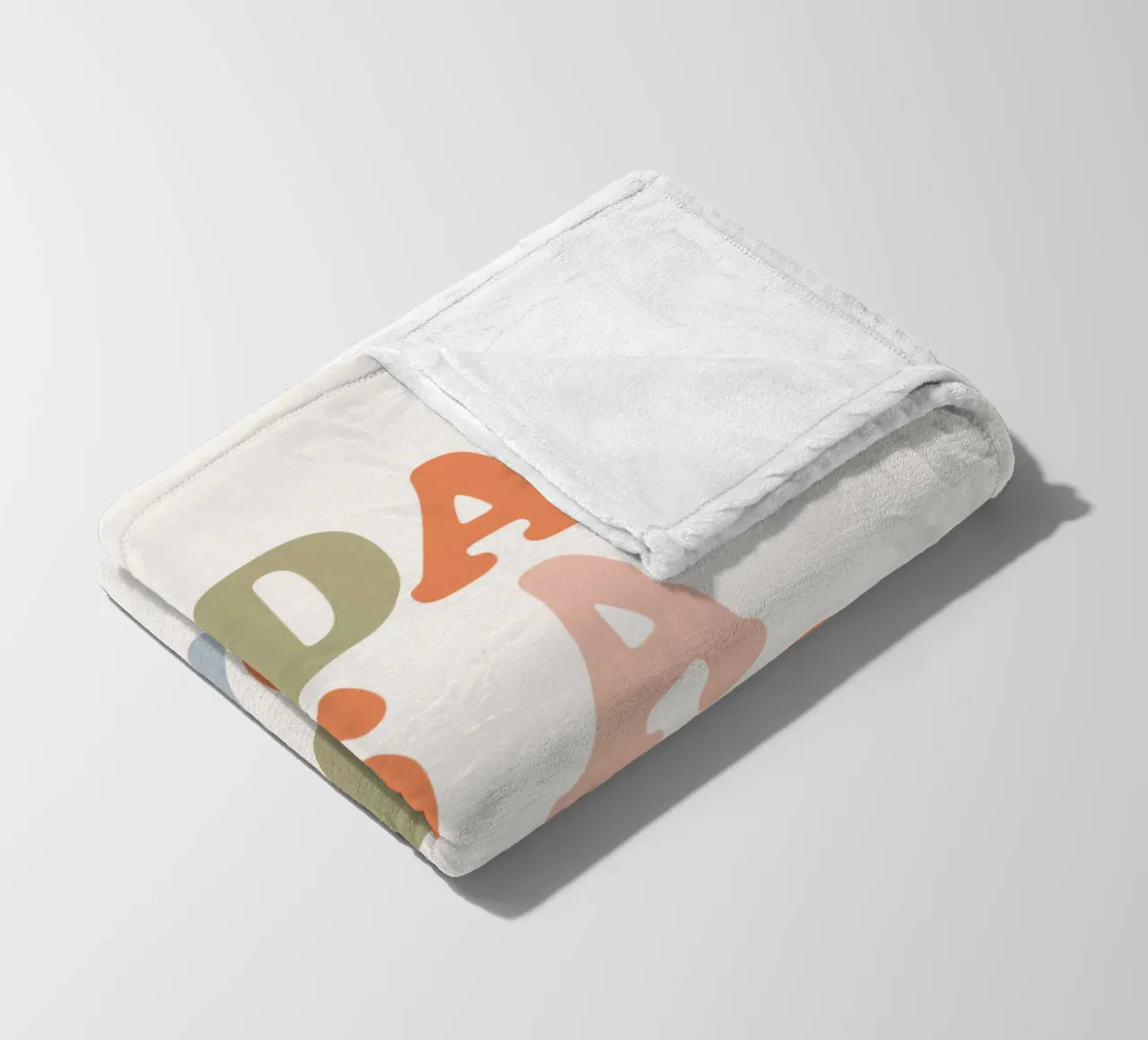 Today is a Good Day Typografie Design plaid polaire de THE MOTIVATED TYPE