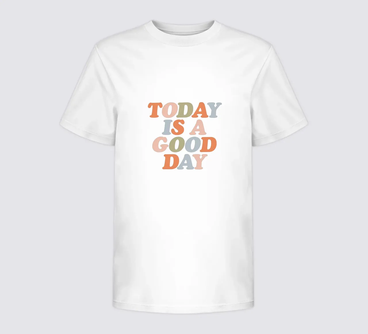 Today is a Good Day Typografie Design kids t-shirt by THE MOTIVATED TYPE