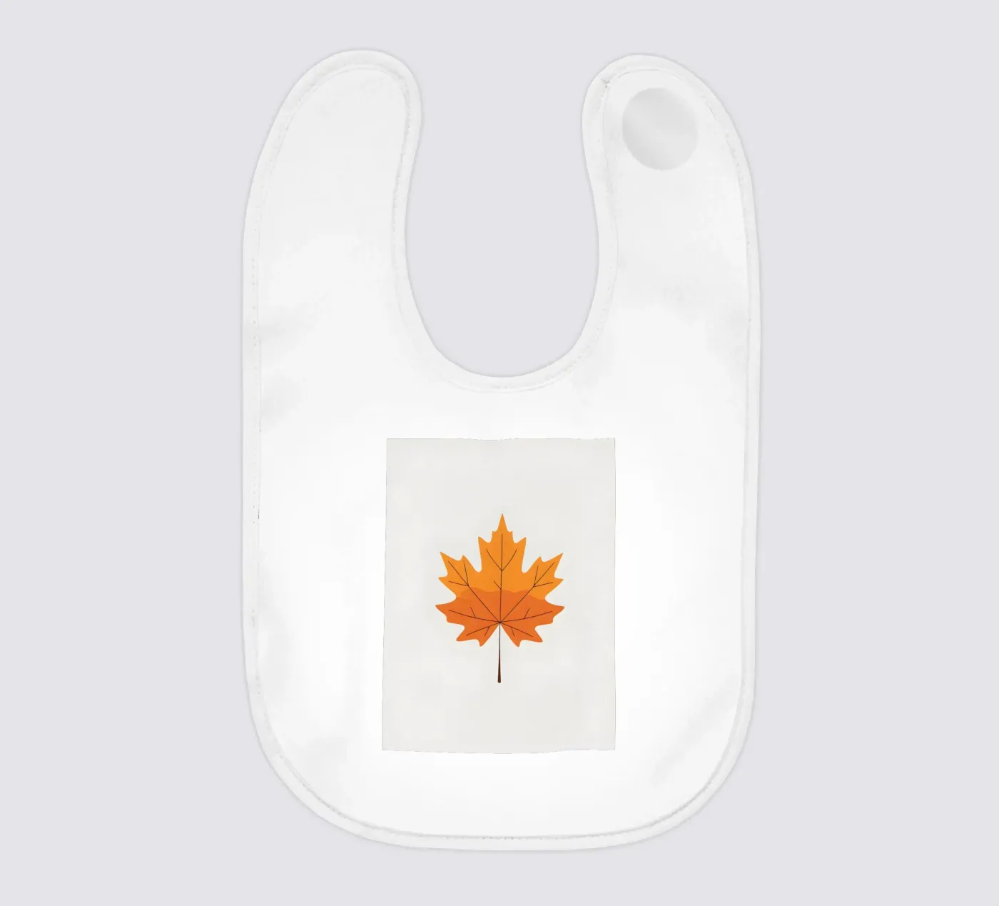 esdoornblad baby slabbetje van botanical shop