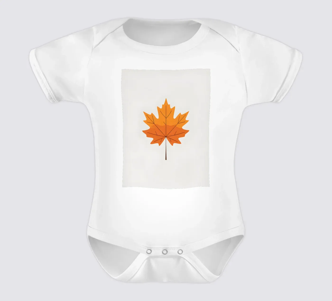 maple leaf body neonato maniche corte da botanical shop