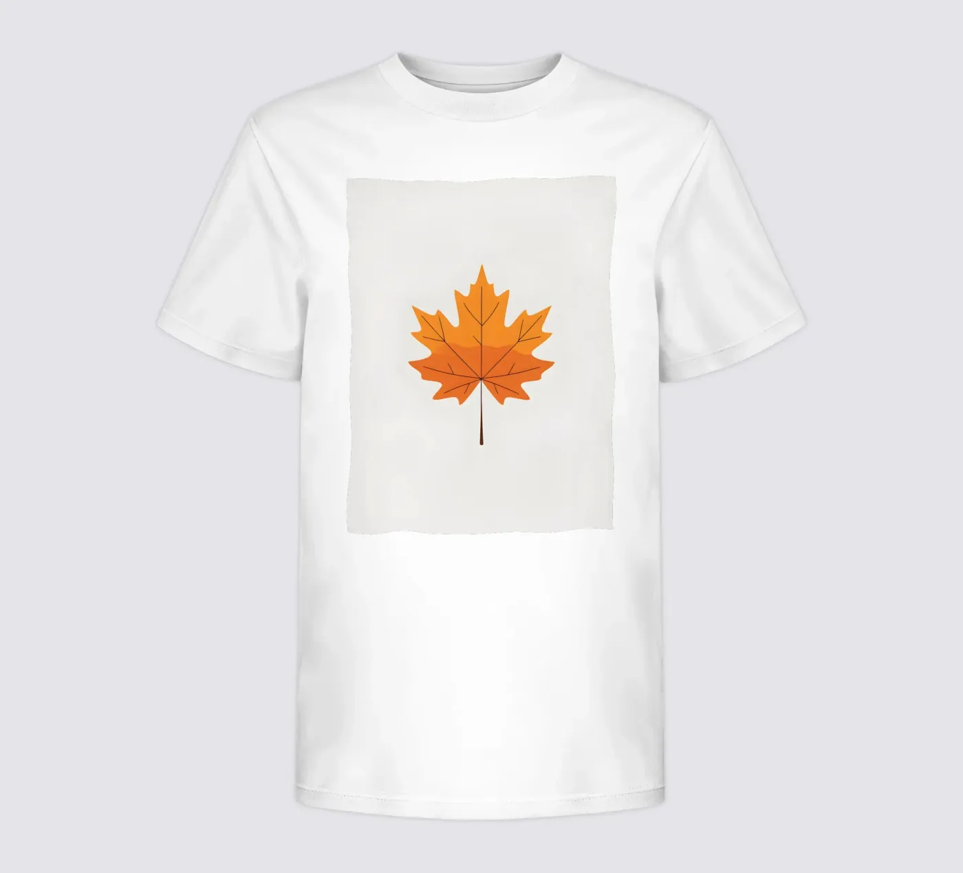 maple leaf kids t-shirt by botanical shop