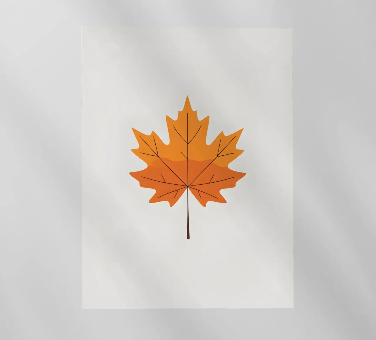 maple leaf pellicola backlit da botanical shop