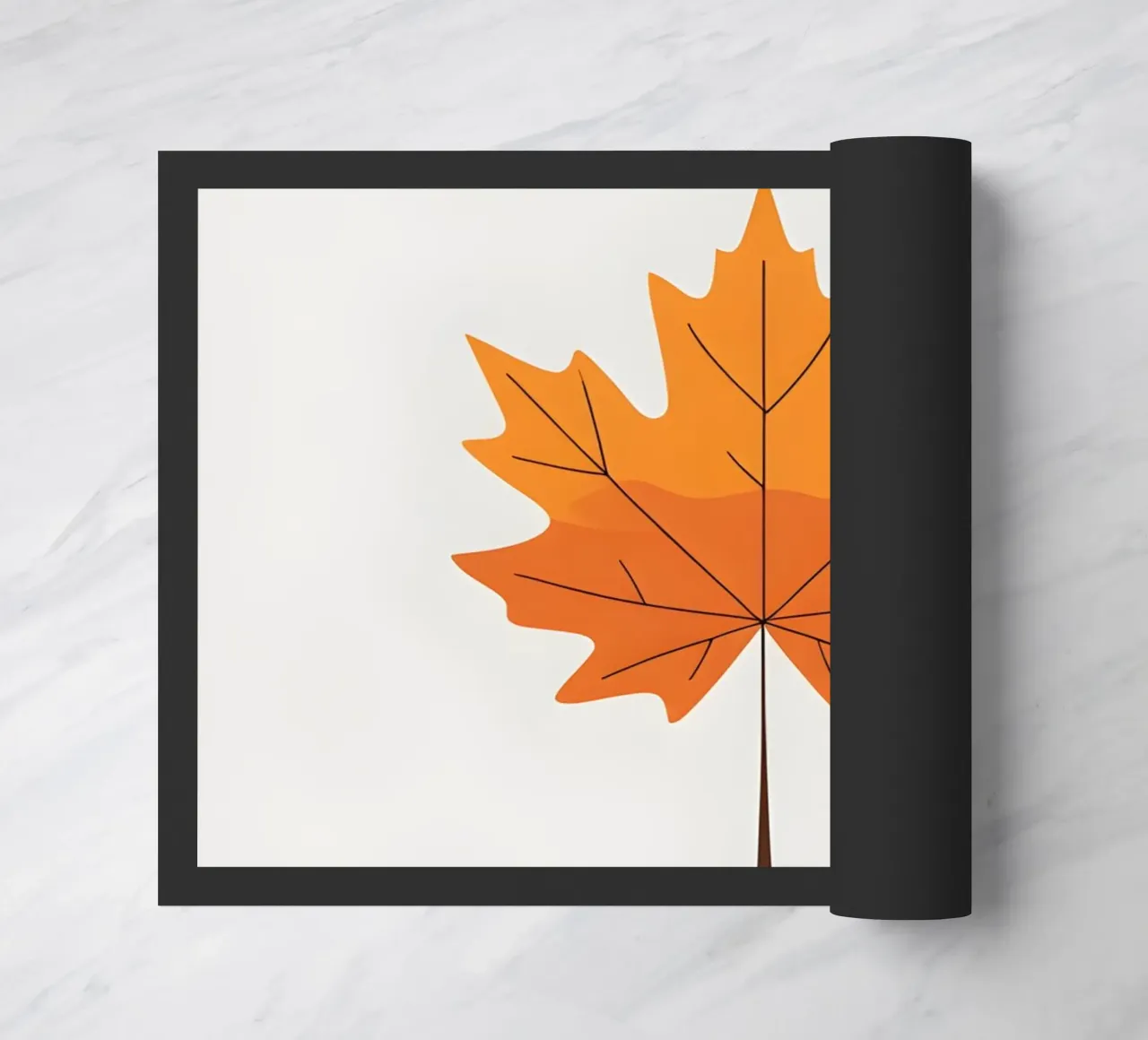 maple leaf doormat by botanical shop
