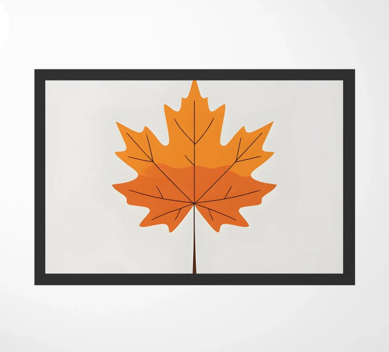 maple leaf doormat by botanical shop