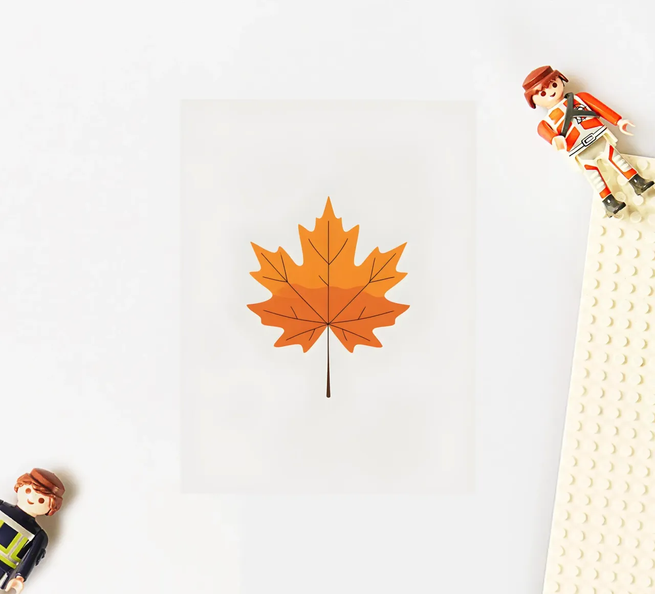 maple leaf sticker by botanical shop