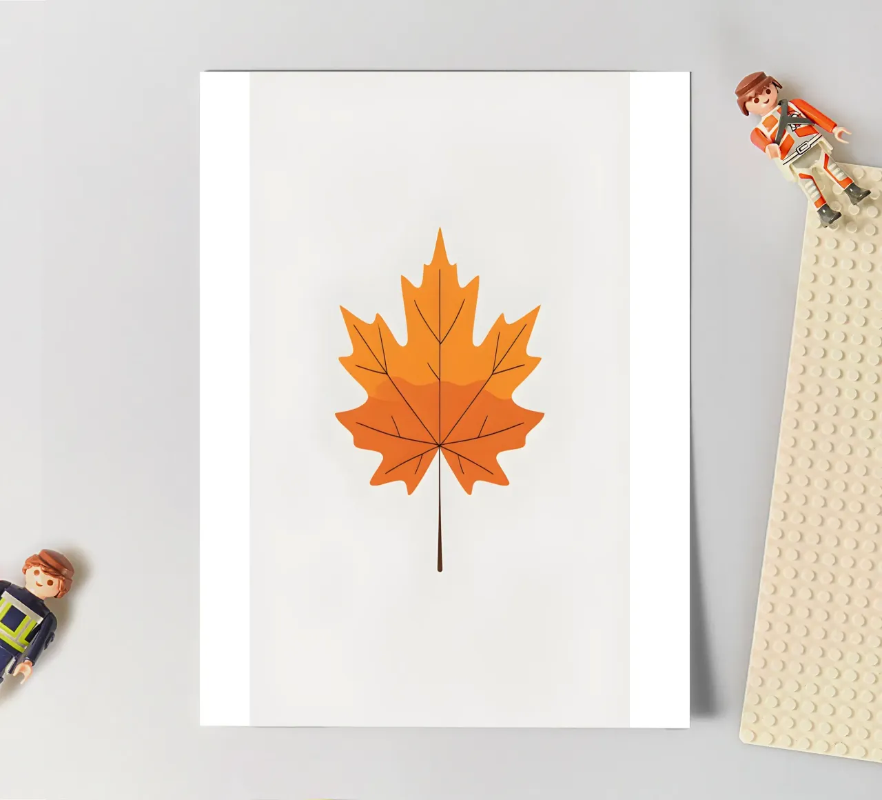 maple leaf sticker sheet by botanical shop