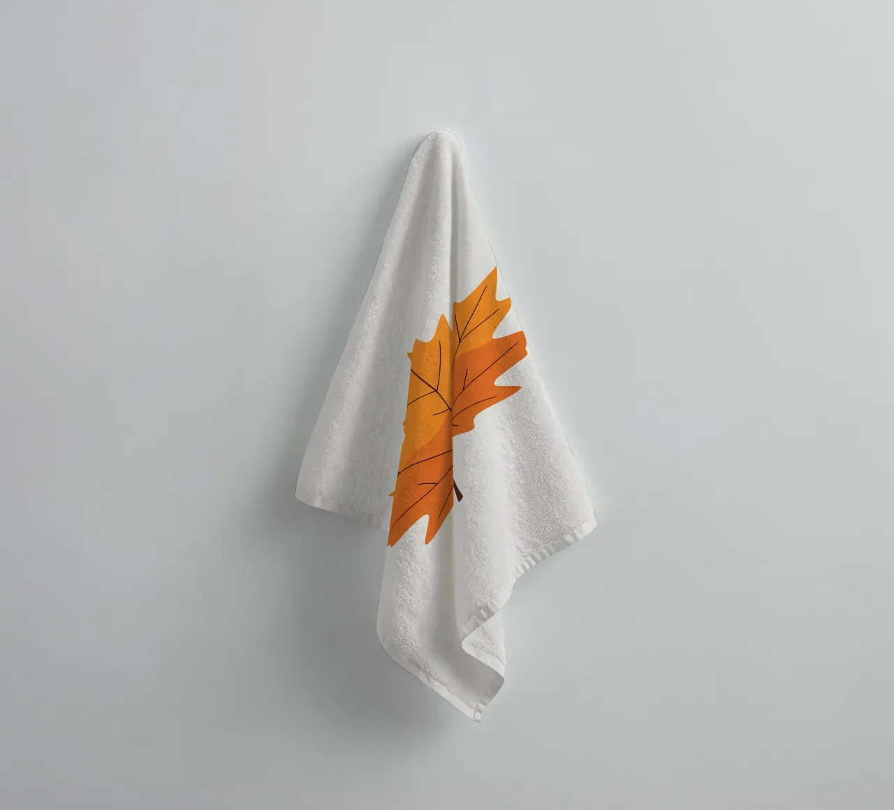 maple leaf towel by botanical shop