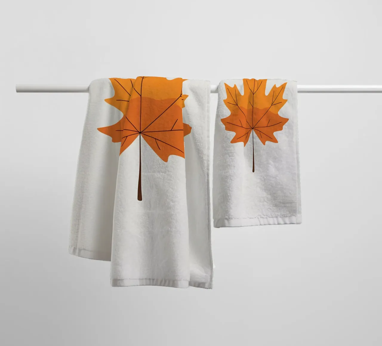 maple leaf towel by botanical shop