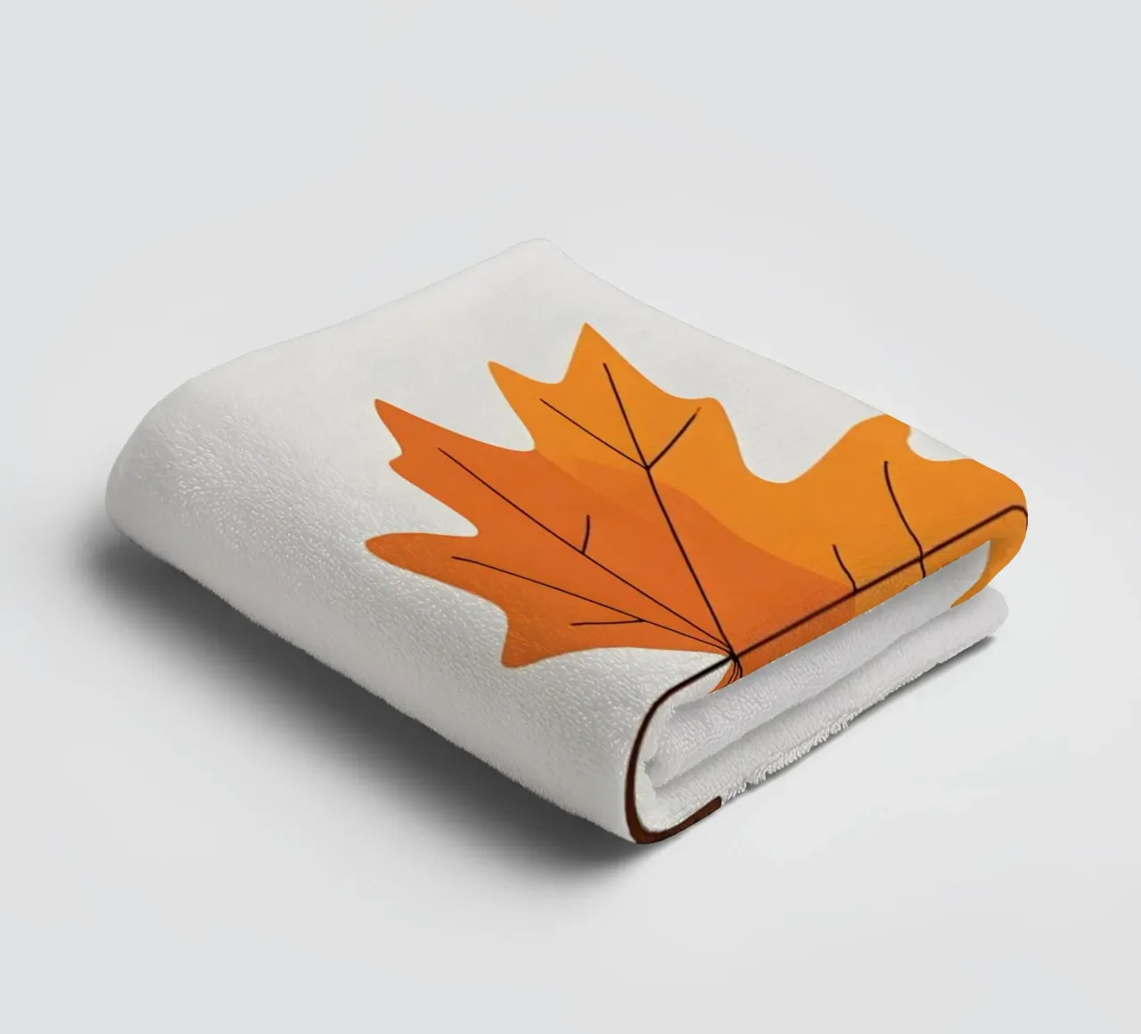 maple leaf towel by botanical shop