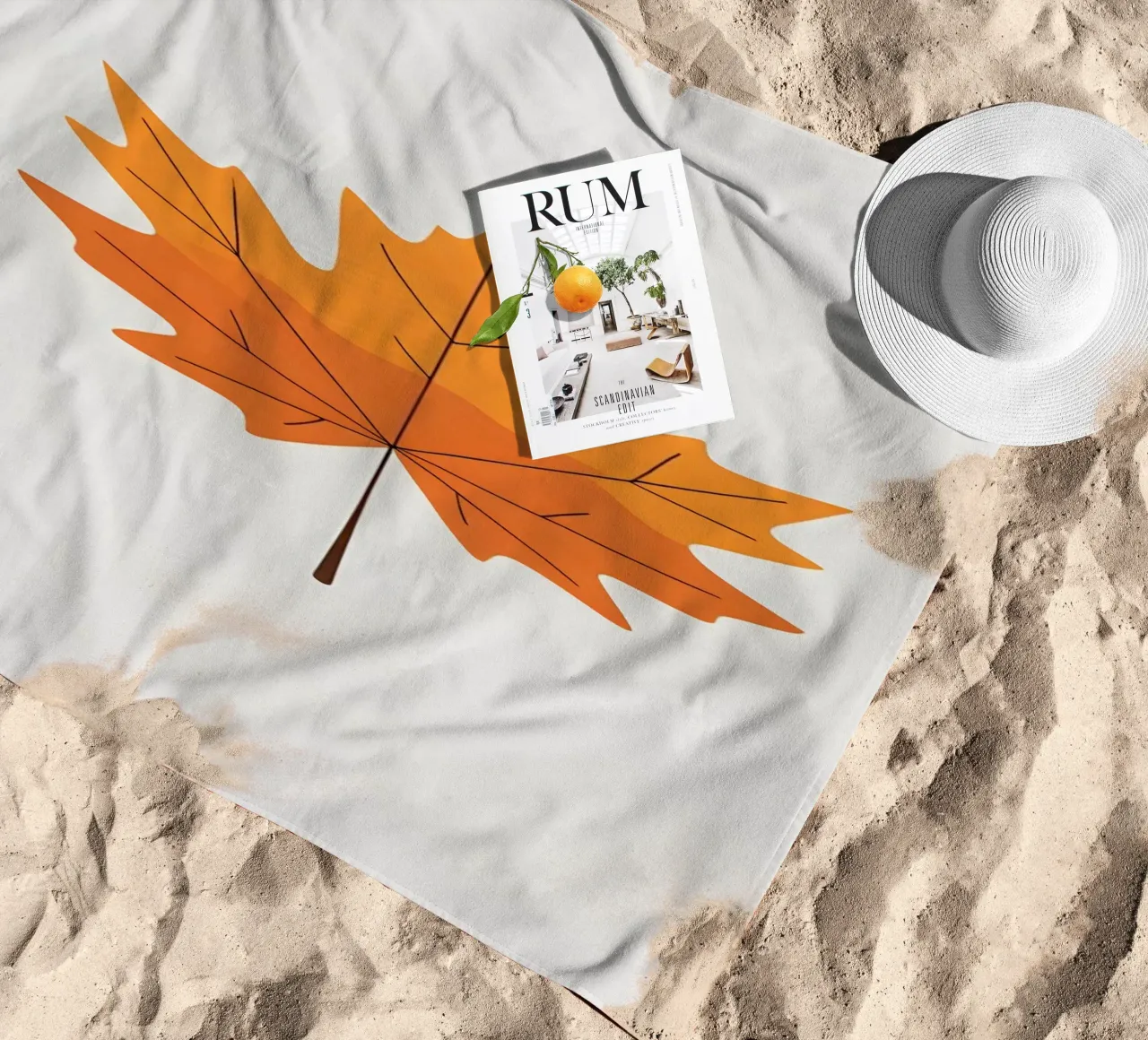 foglia d'acero telo mare da botanical shop