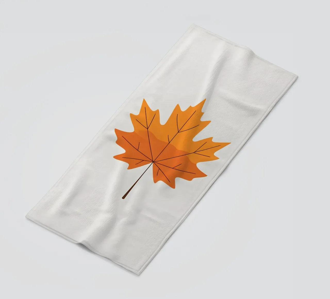 feuille d'érable serviette de plage de botanical shop