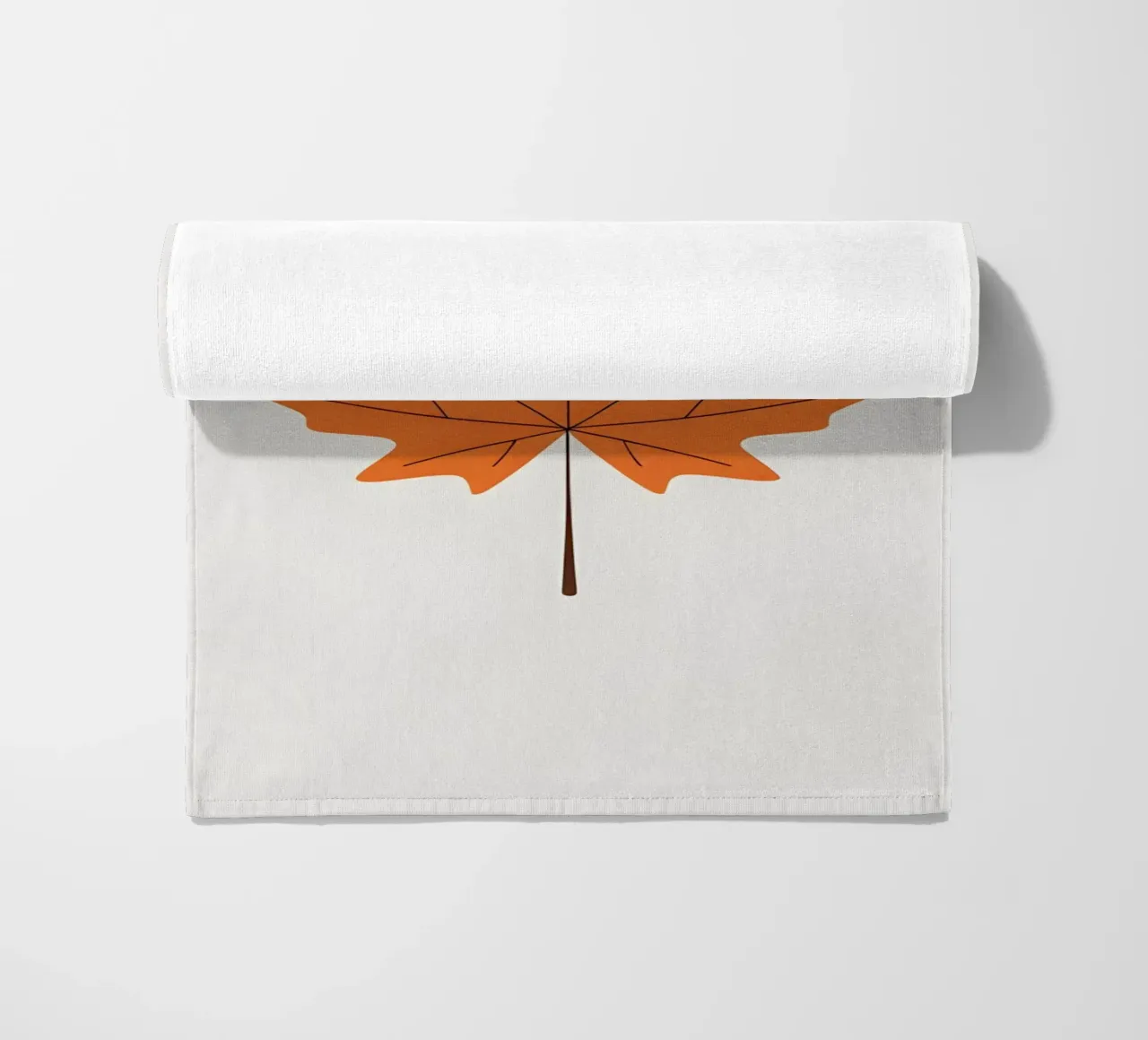 feuille d'érable serviette de plage de botanical shop