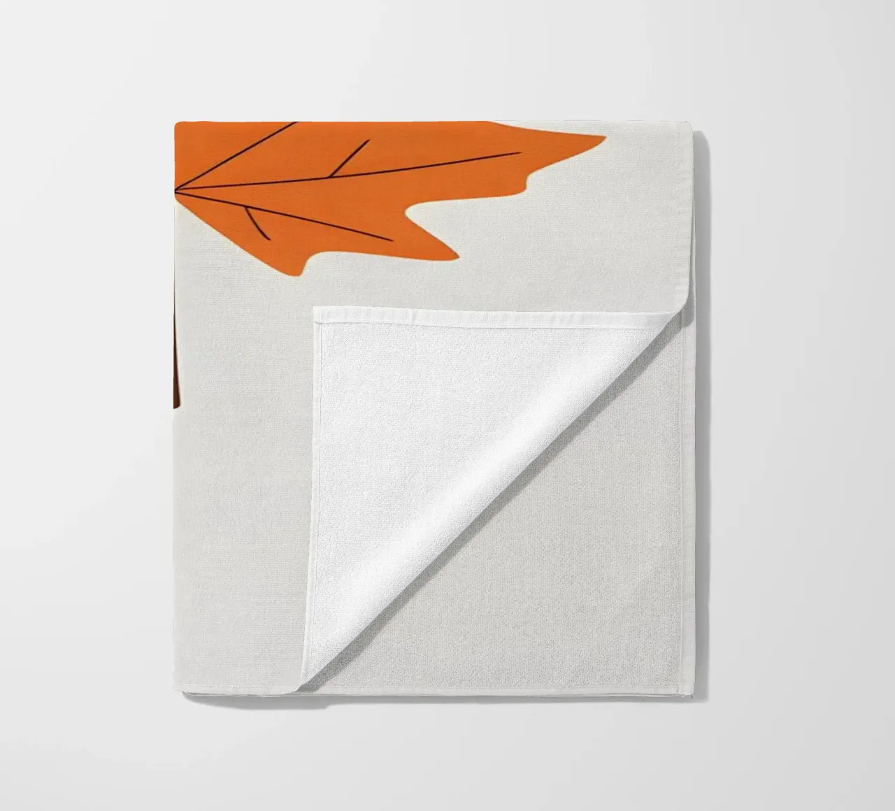 feuille d'érable serviette de plage de botanical shop