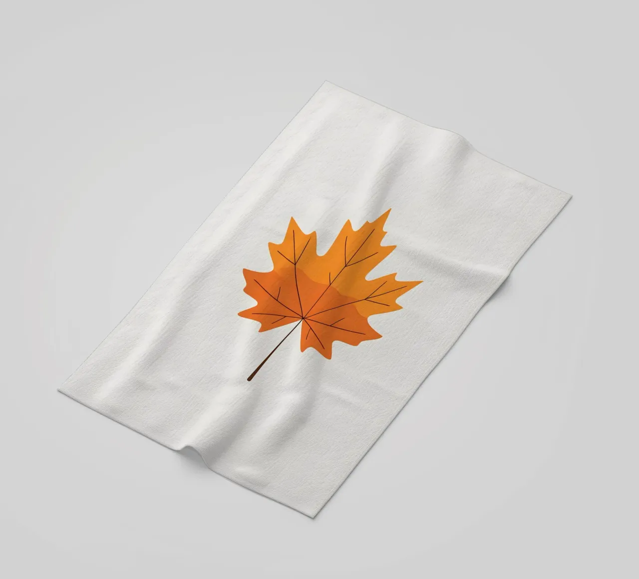 feuille d'érable serviette de plage de botanical shop