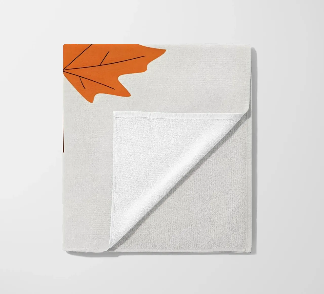 feuille d'érable serviette de plage de botanical shop