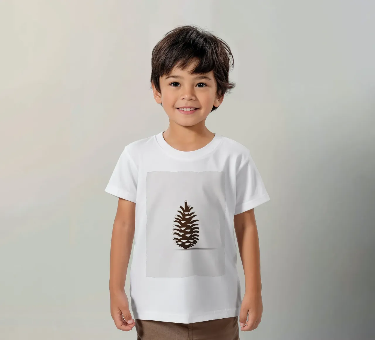 pine cone t-shirt bambini da botanical shop