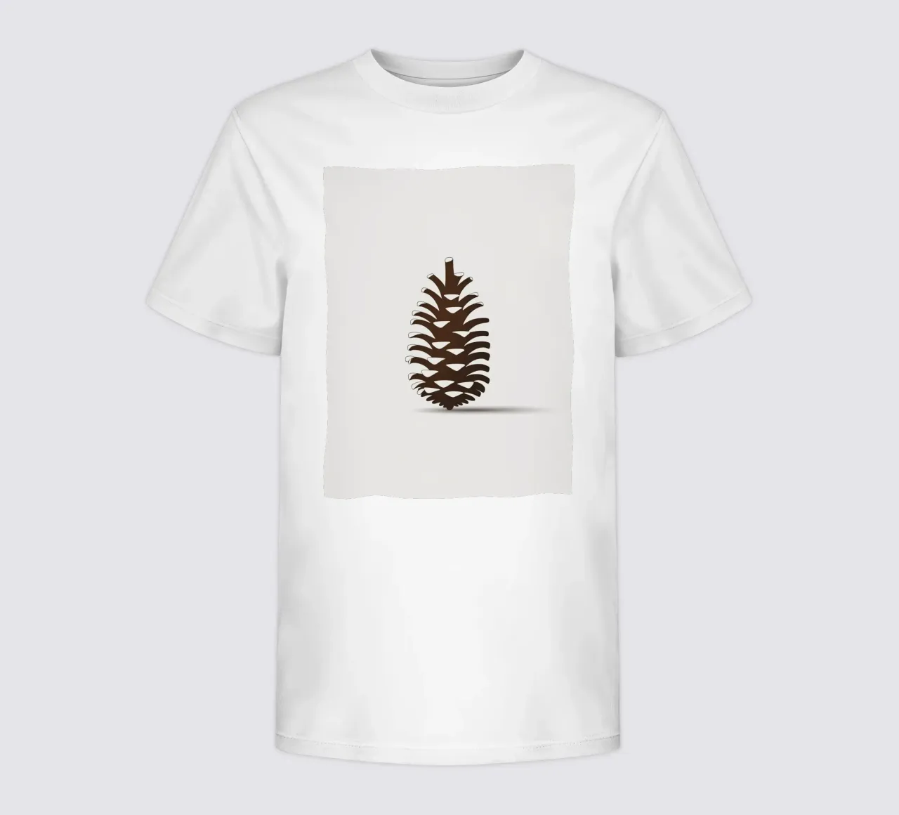 pine cone t-shirt bambini da botanical shop