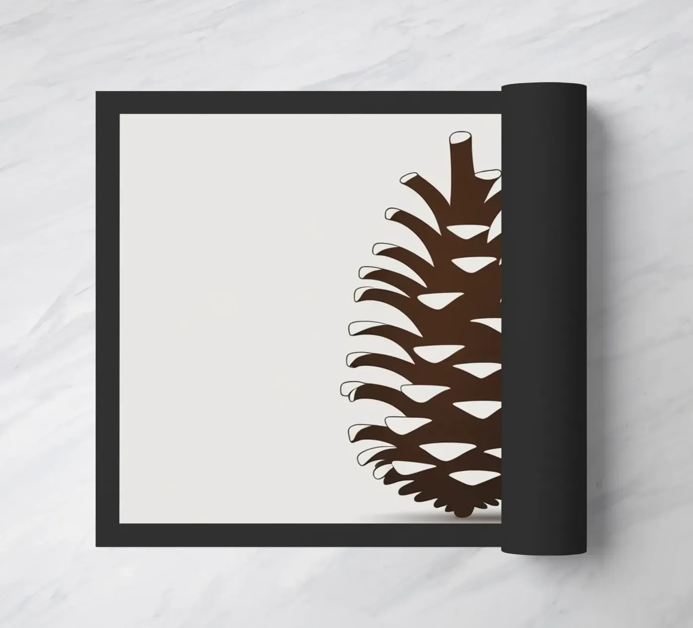 dennenappel deurmat van botanical shop