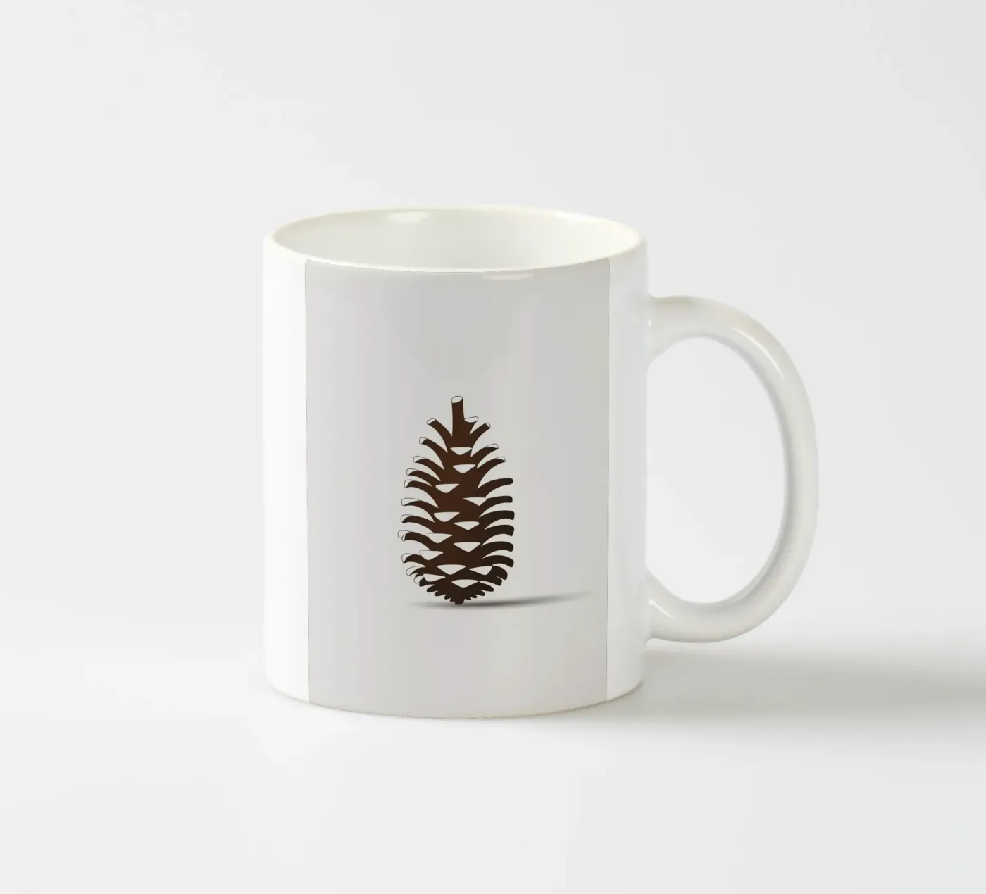 pine cone mug en céramique de botanical shop