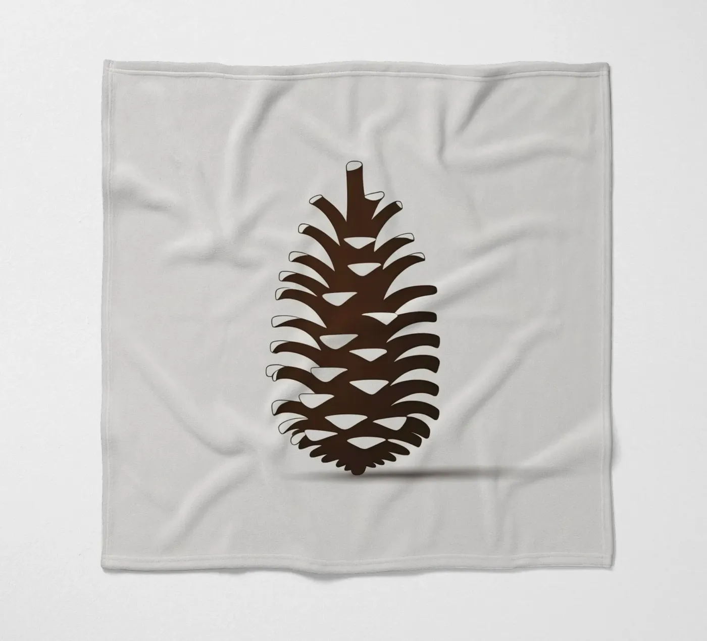 Tannenzapfen Fleecedecke von botanical shop