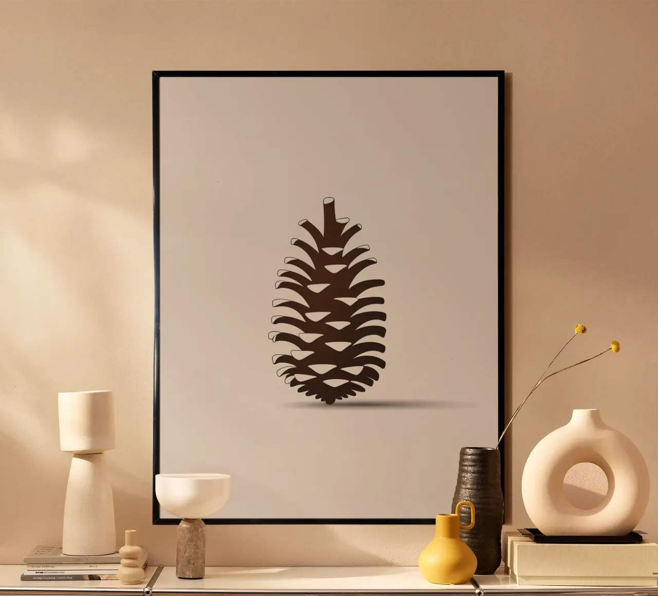 pine cone poster da botanical shop