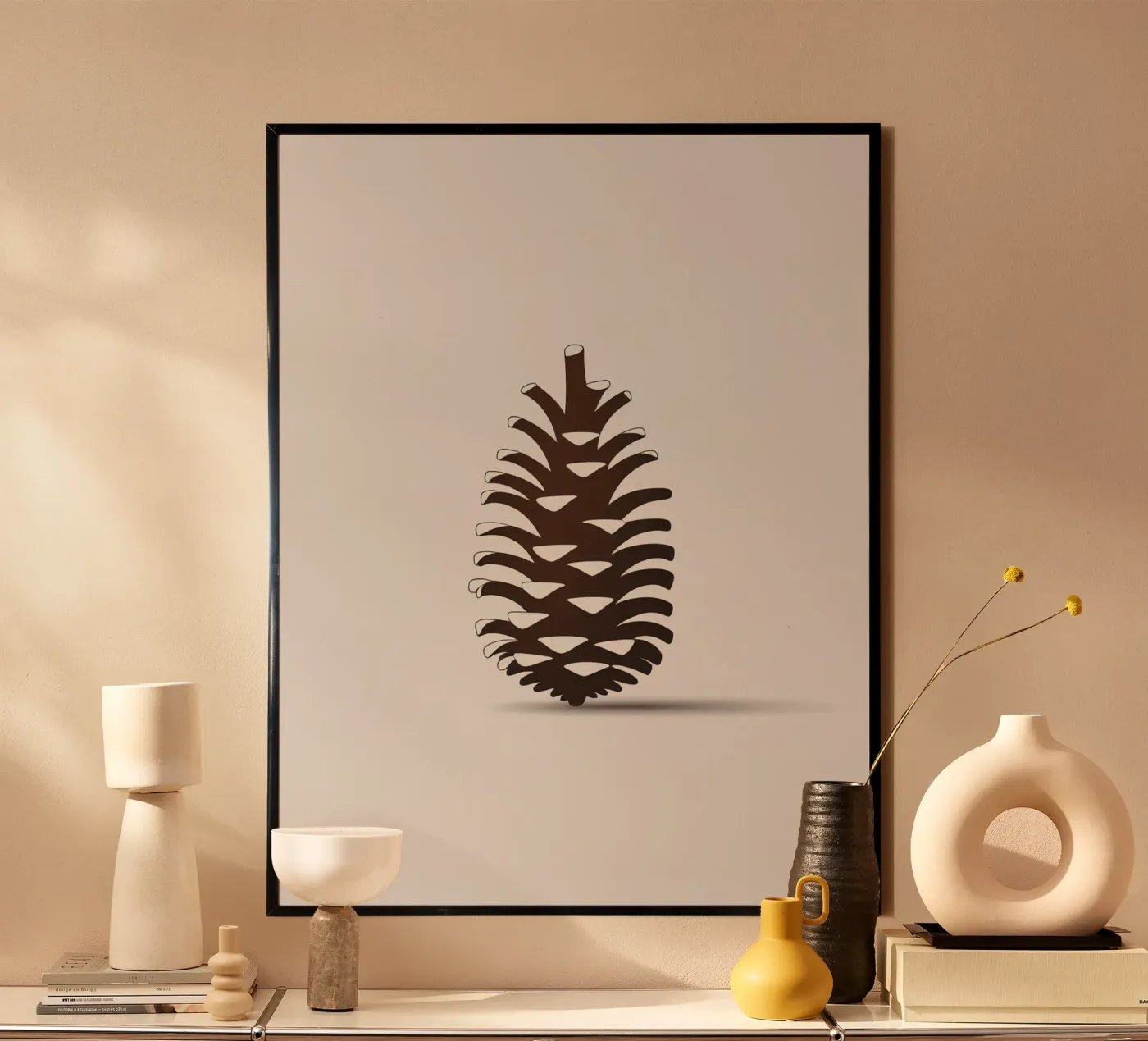 pine cone poster da botanical shop
