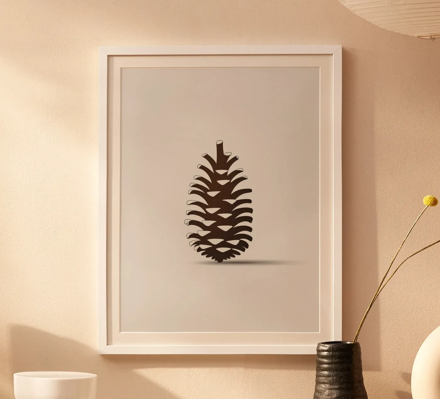 pine cone poster da botanical shop