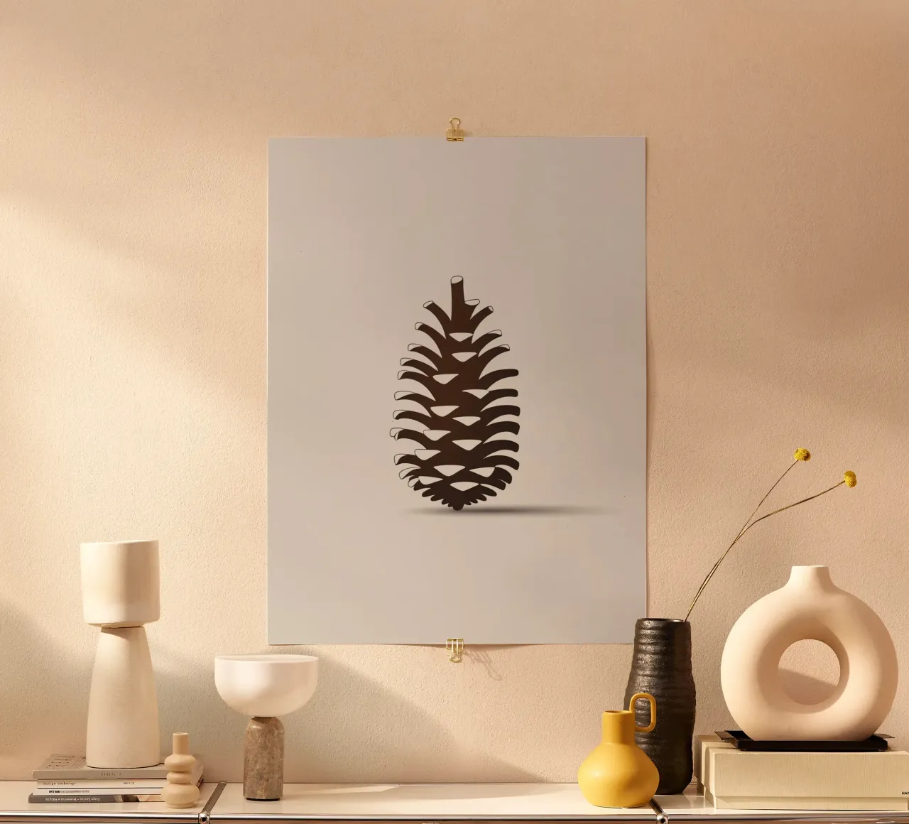 pine cone poster da botanical shop