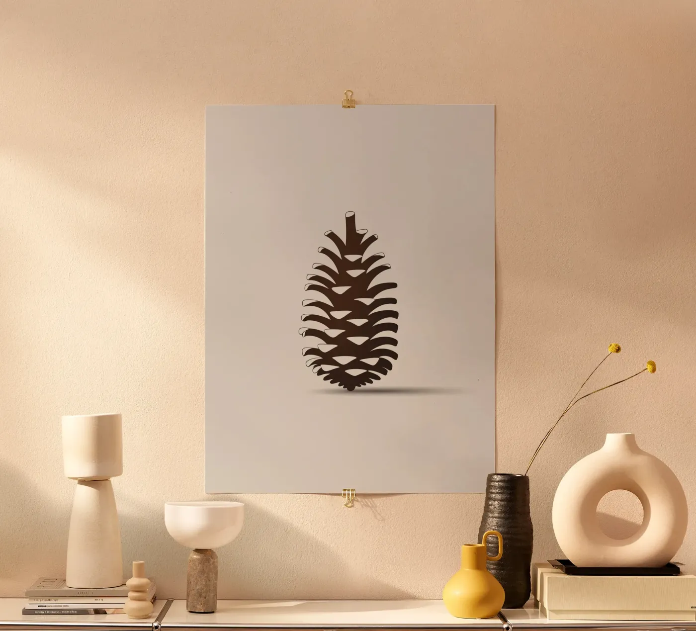 pine cone poster da botanical shop