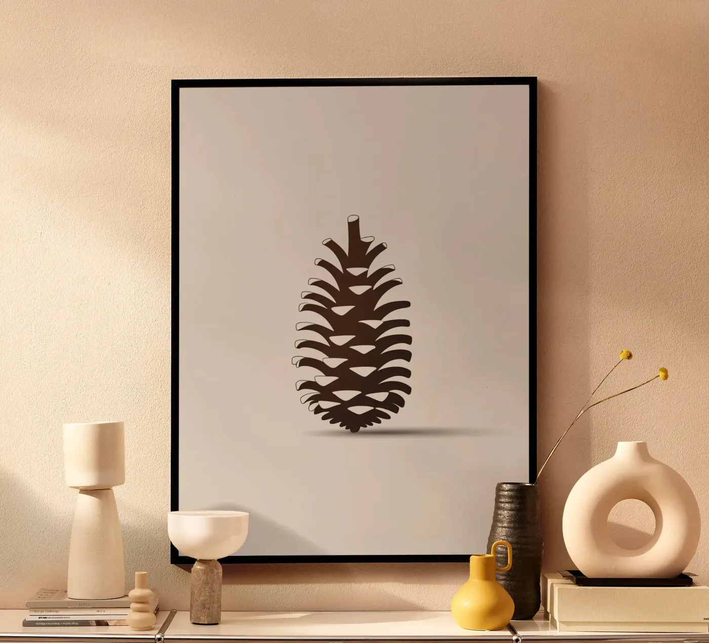 pine cone poster da botanical shop