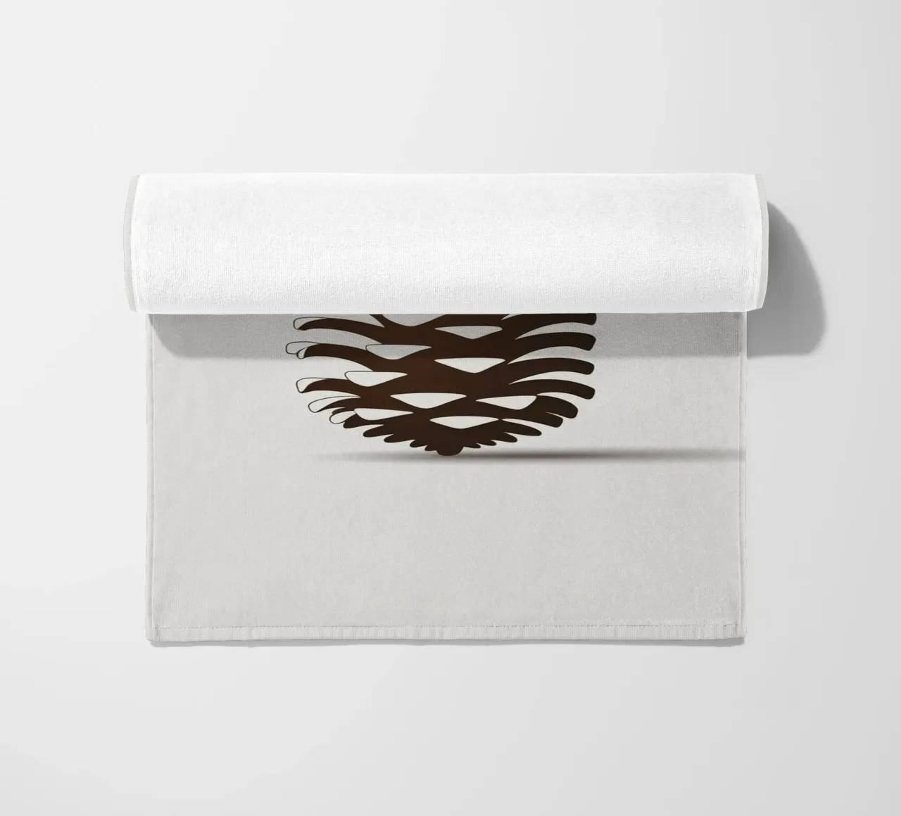 dennenappel strandhanddoek van botanical shop