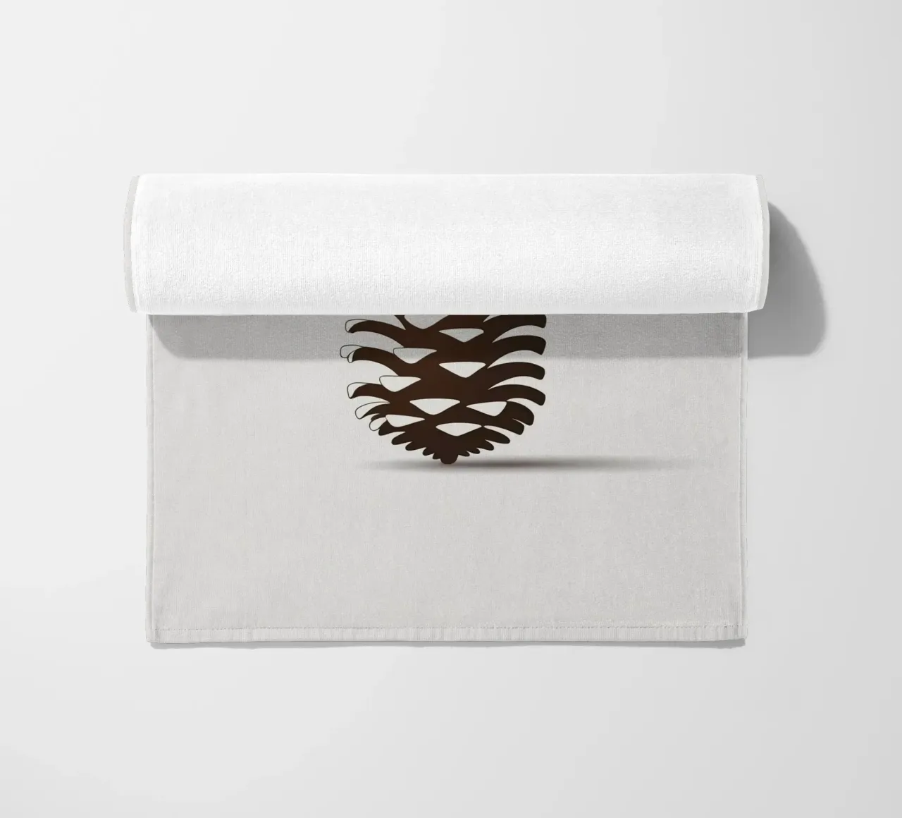 dennenappel strandhanddoek van botanical shop