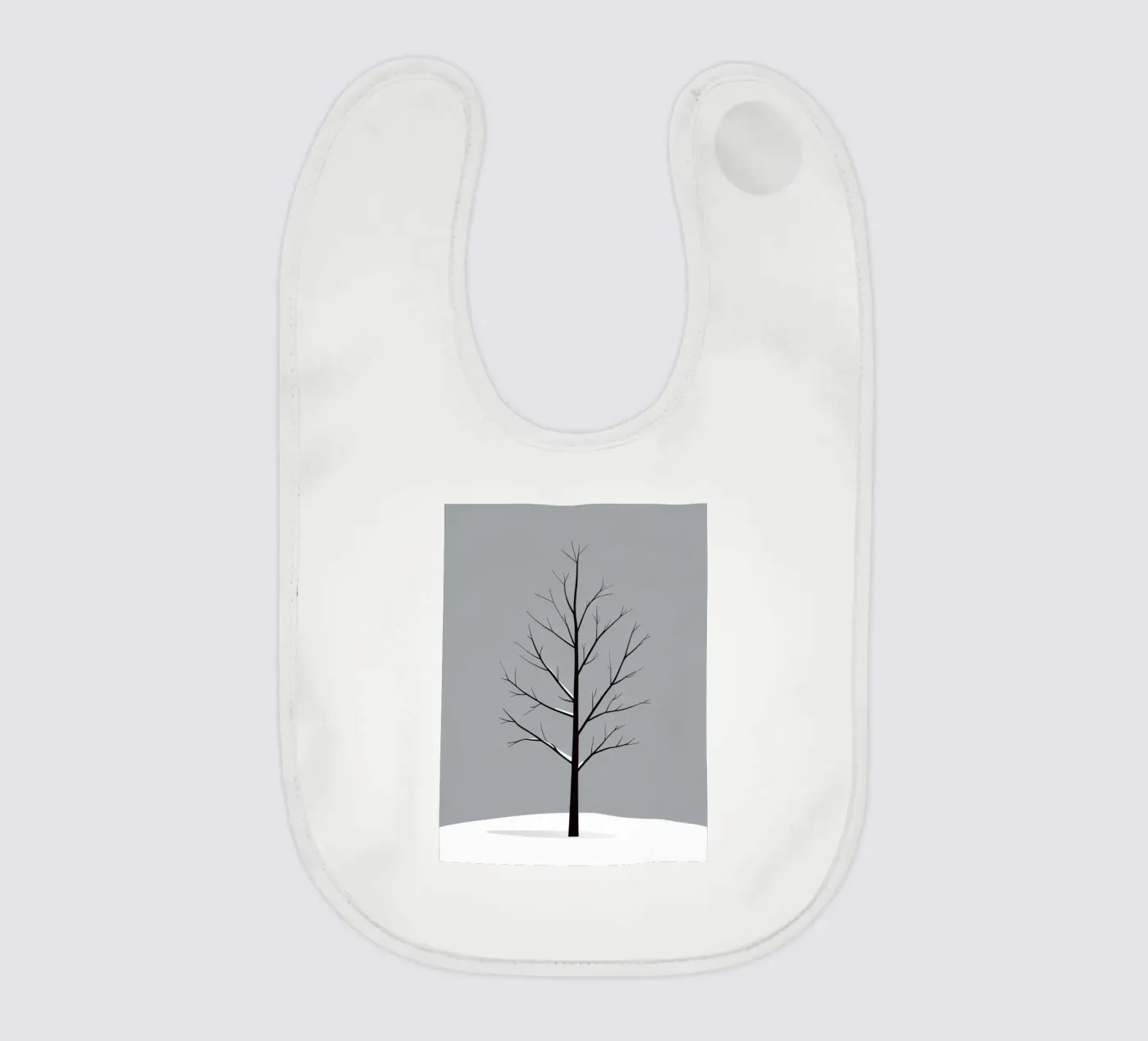 vector bare branch baby bib by botanical shop