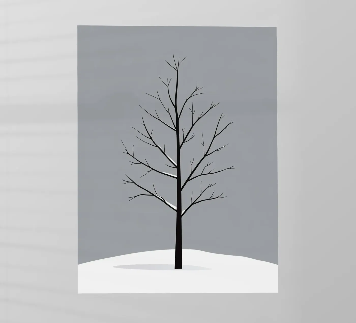 vettore ramo nudo pellicola backlit da botanical shop