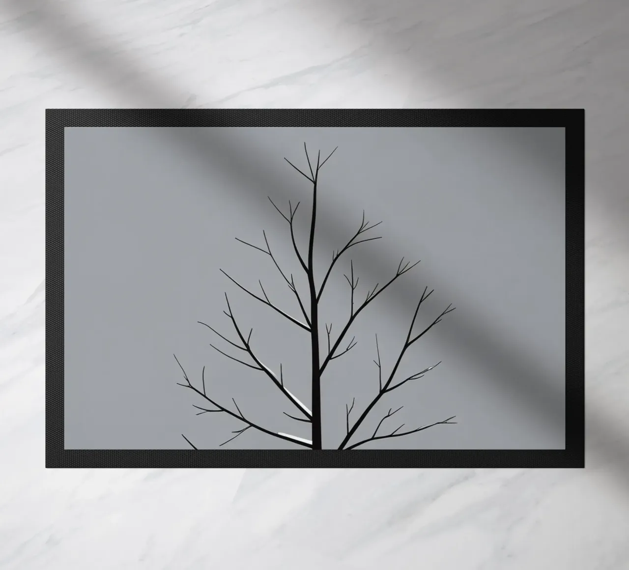 vector kale tak deurmat van botanical shop