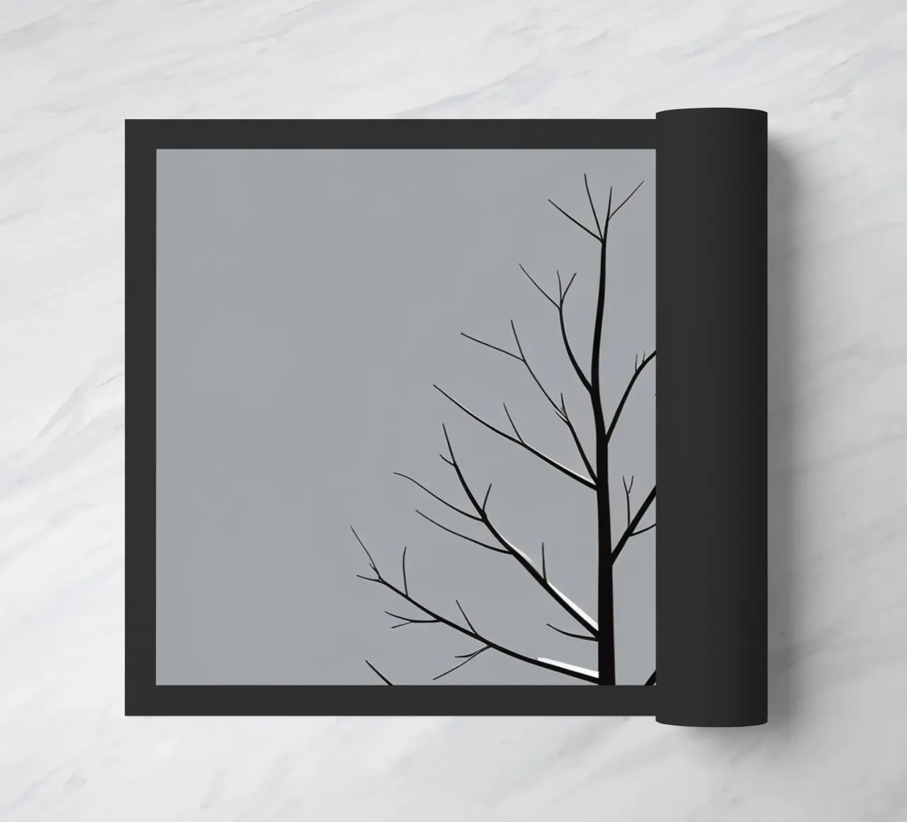 vector bare branch doormat by botanical shop