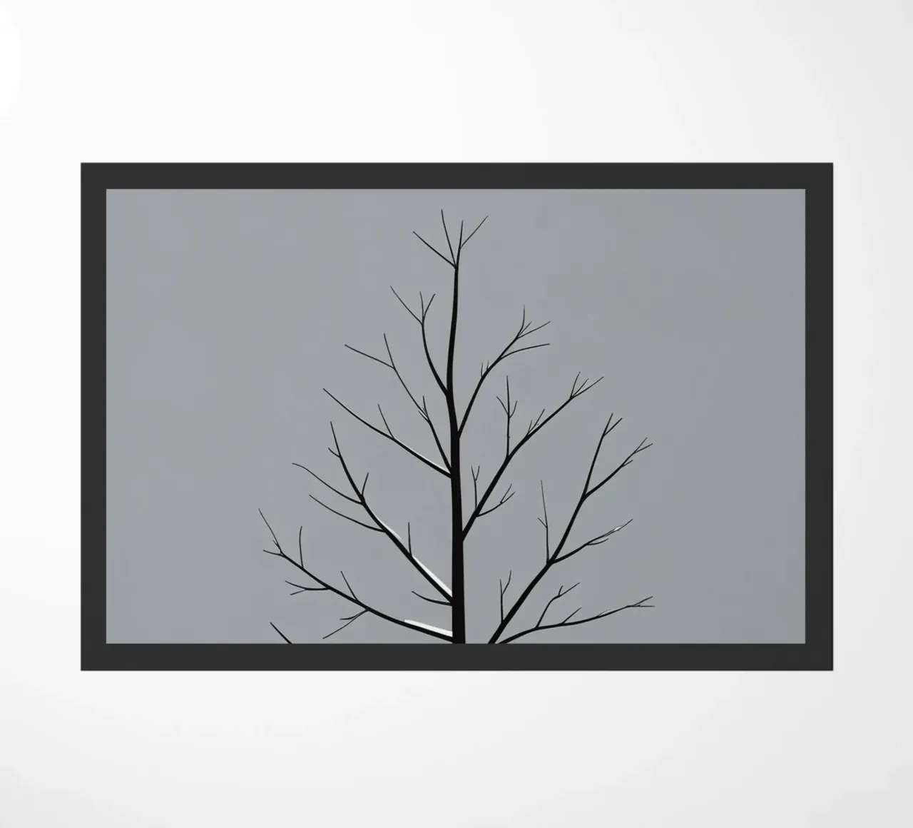 vector kale tak deurmat van botanical shop