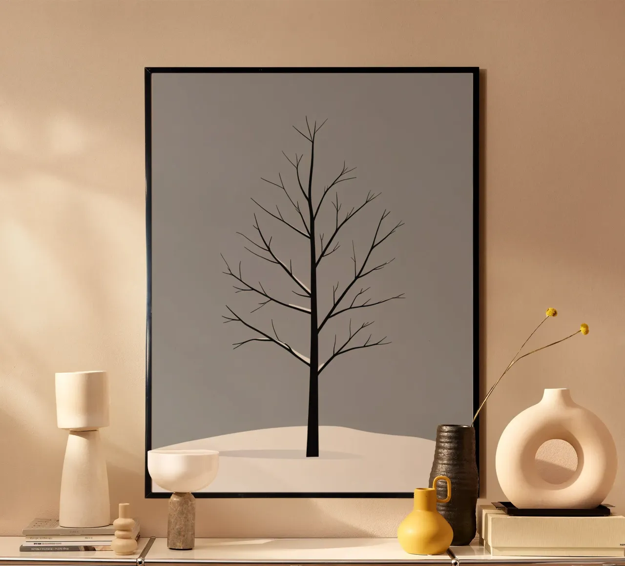 vector bare branch poster by botanical shop