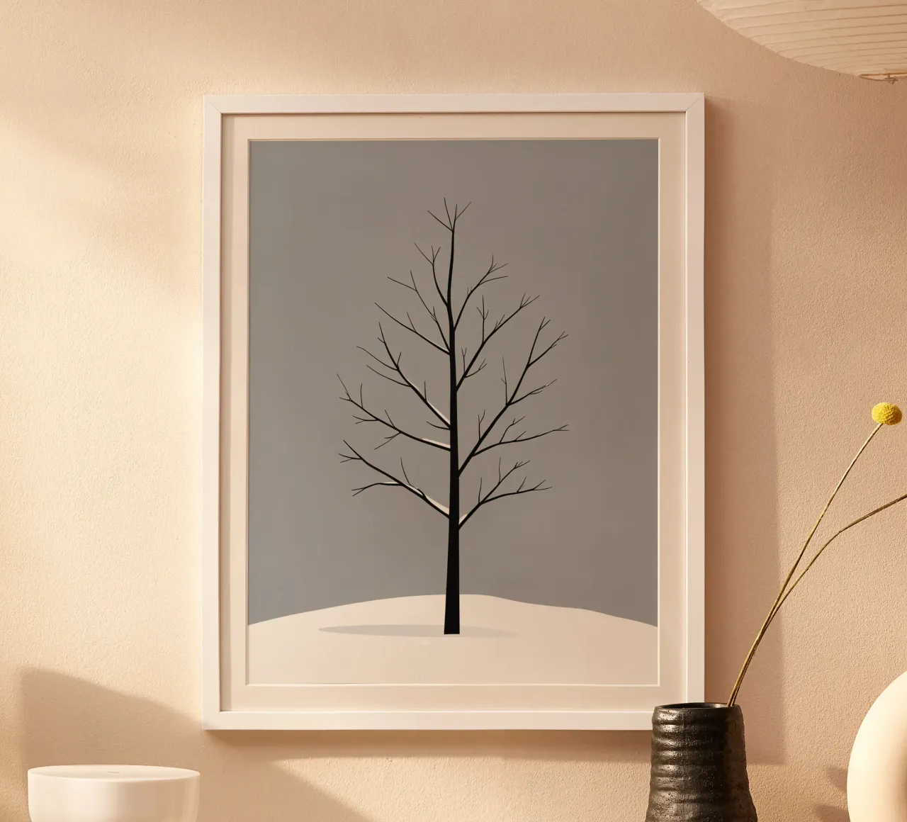 vector bare branch poster by botanical shop