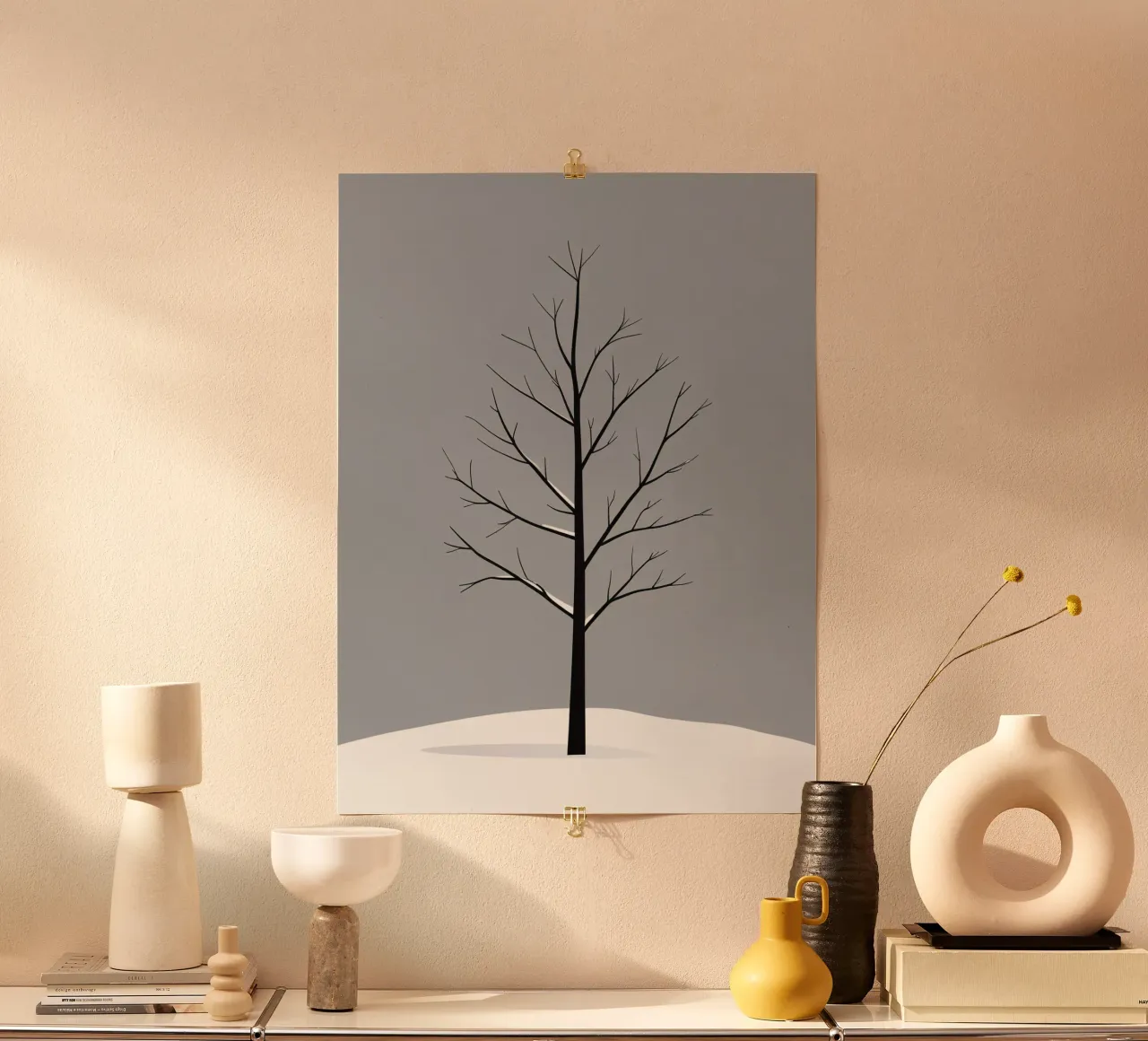 vector bare branch poster by botanical shop
